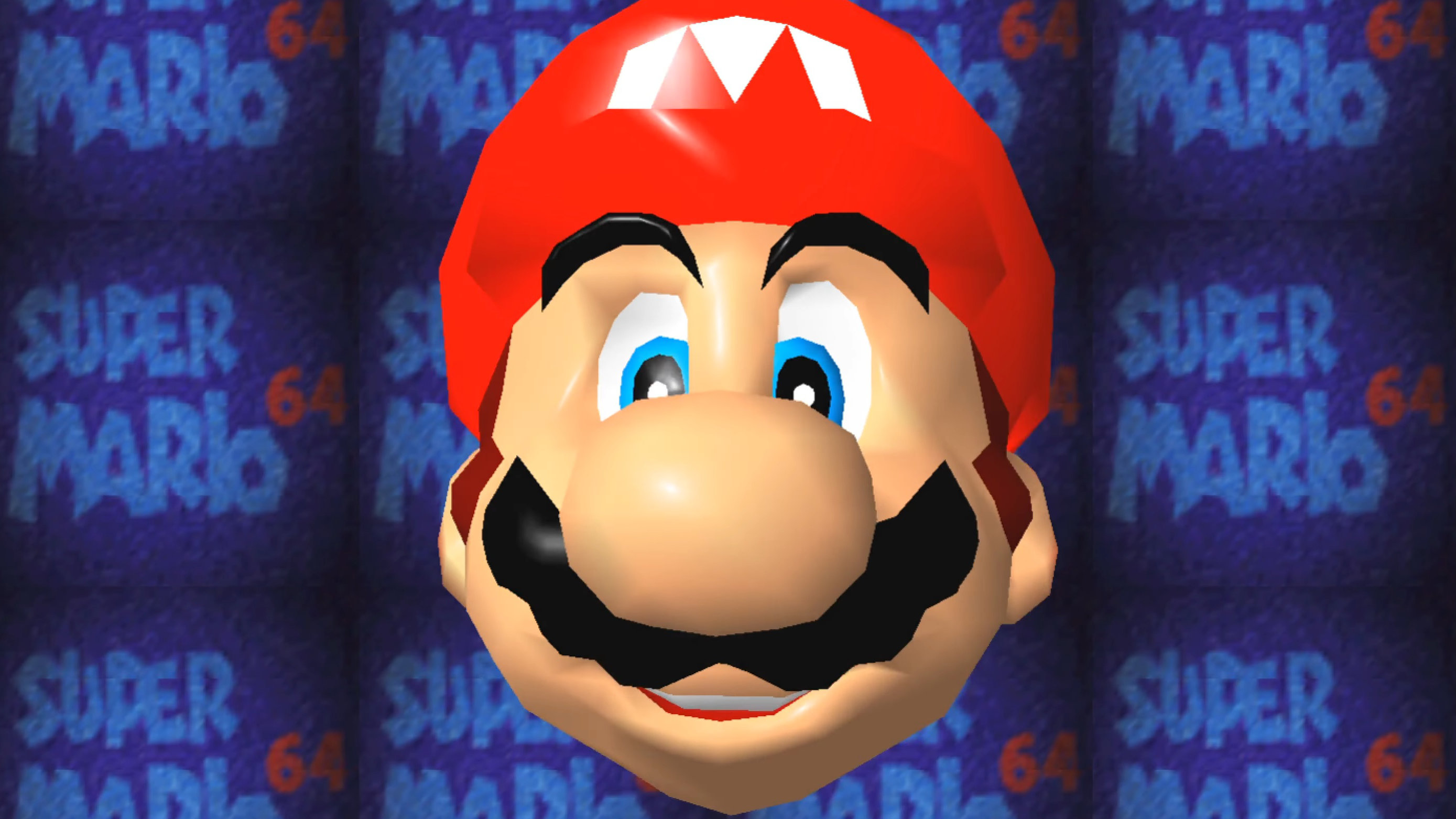 Mario's face from Mario 64