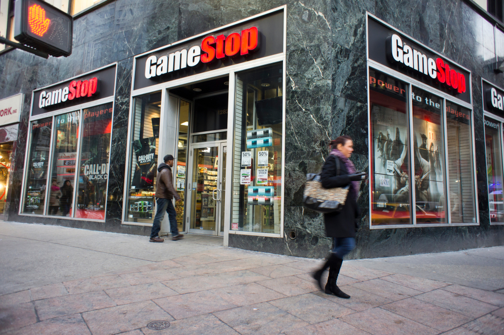 A GameStop store