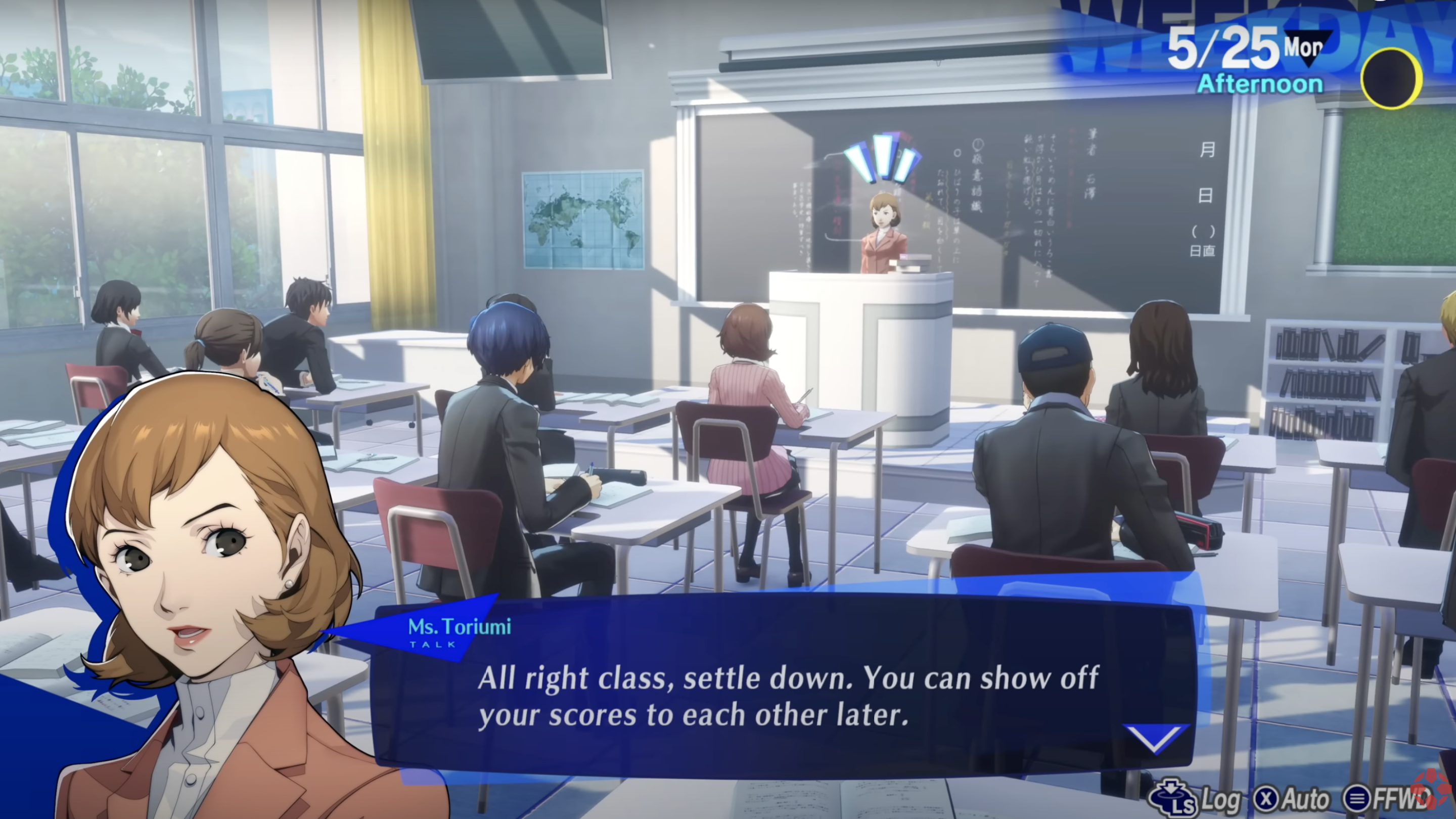 screenshot from persona 3 reload