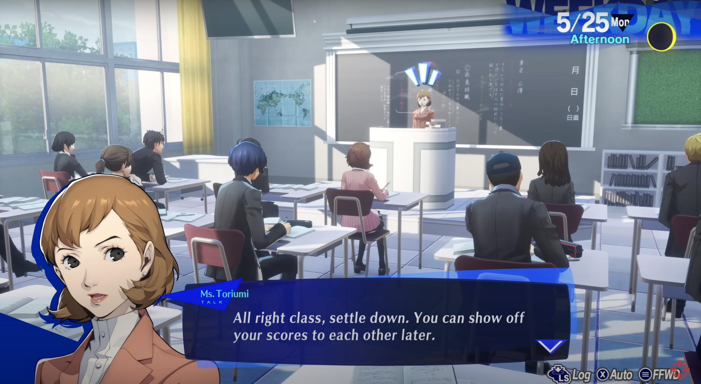 screenshot from persona 3 reload