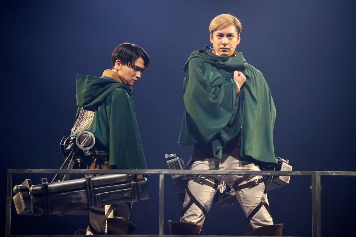 levi ackerman and erwin smith from attack on titan the musical