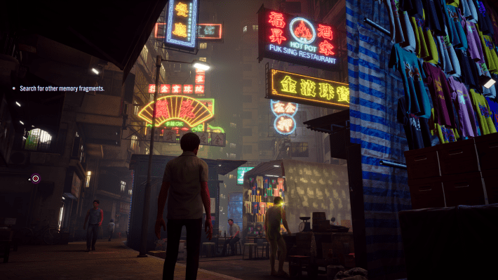 A gorgeous Hong Kong downtown street rendered in game.