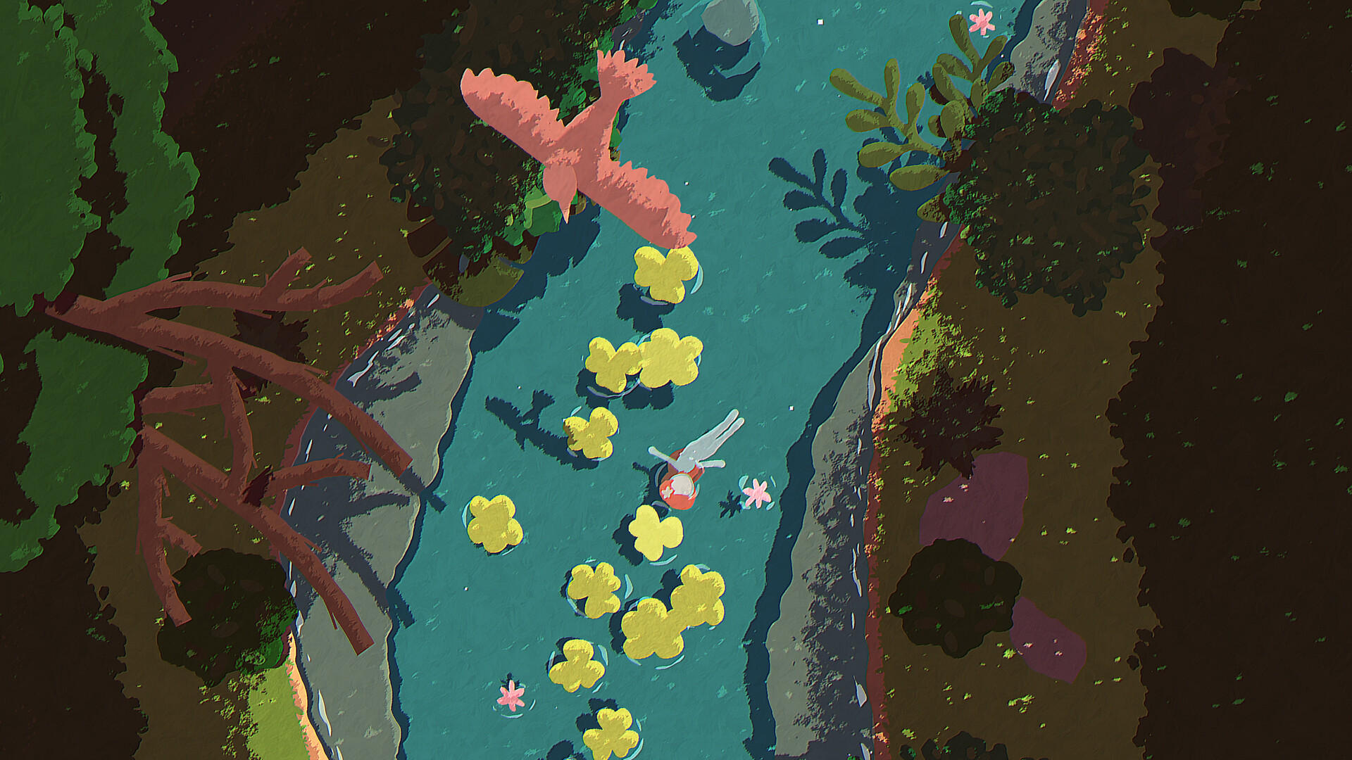 A screenshot from the game Naiad