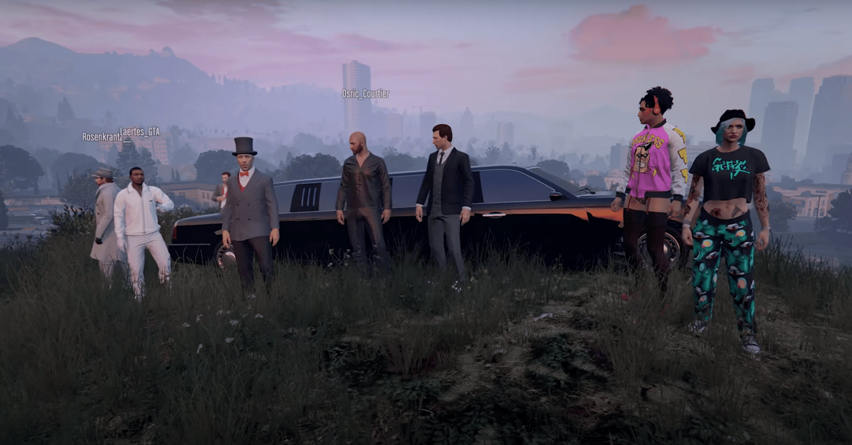 the cast of Grand Theft Hamlet