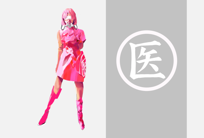 1000xResist Healer concept art.
