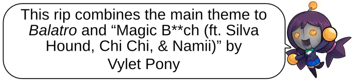 This rip combines “Field of Hopes and Dreams” from Deltarune with “ANTONYMPH” by Vylet Pony.