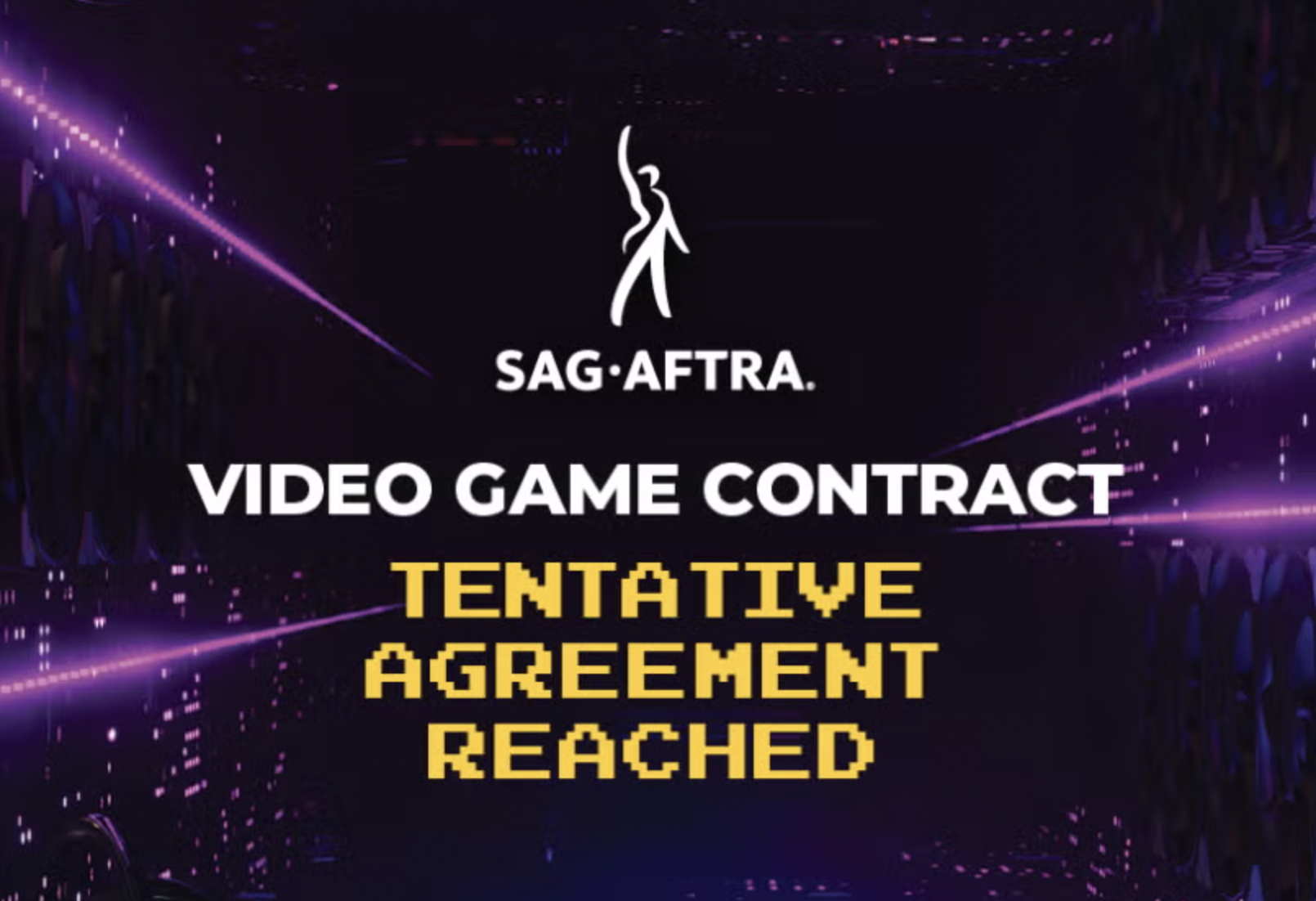 SAG-AFTRA Video game contract tentative agreement reached