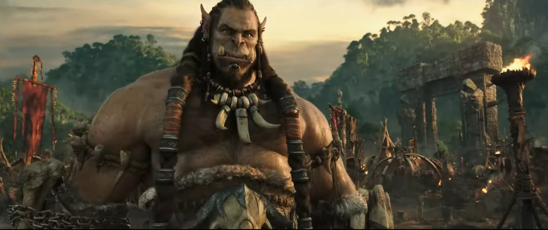 An Orc from the Warcraft movie