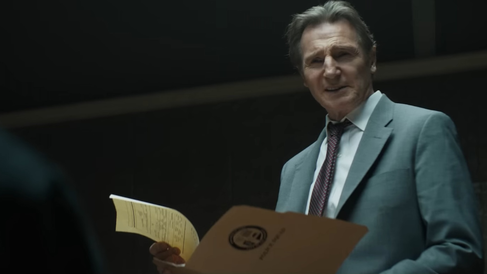 Liam Neeson in The Naked Gun 2025.