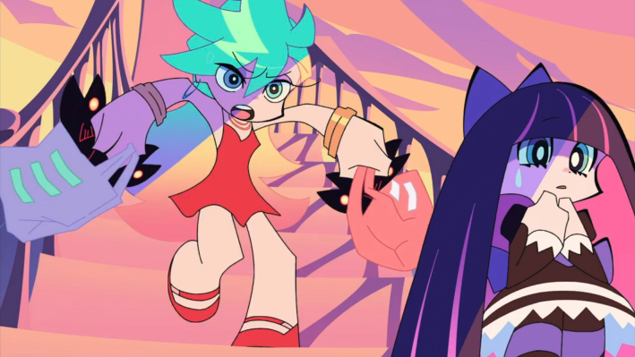 Panty running to Vibe in New Panty & Stocking with Garterbelt