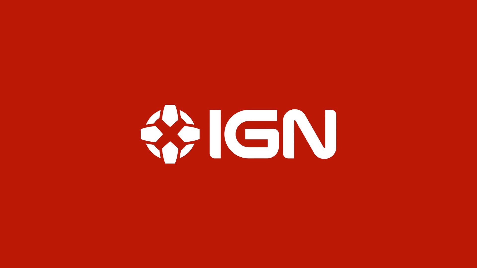 the words "IGN" in white on a red background