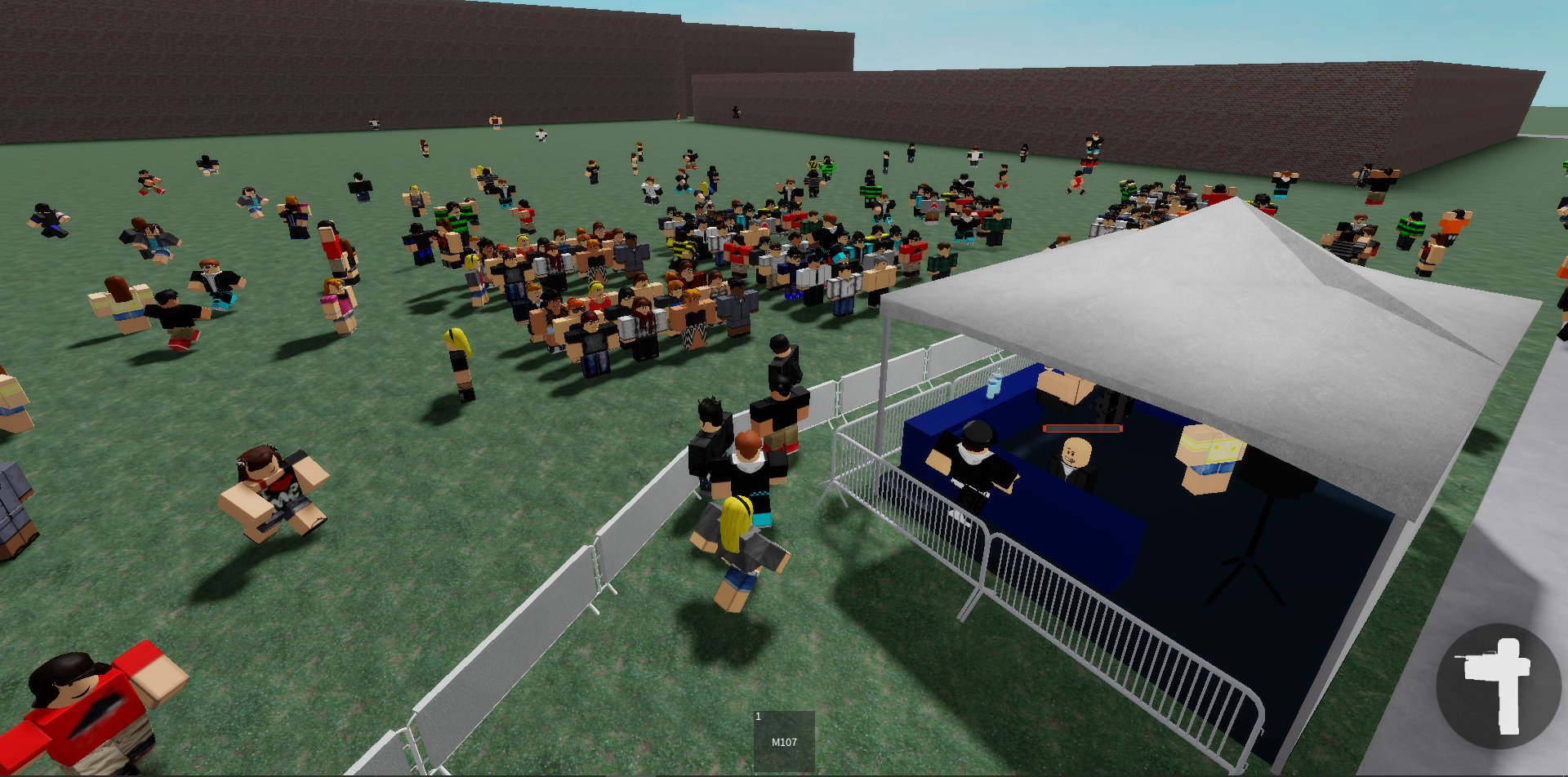 Recreation of Charlie Kirk event in Robox