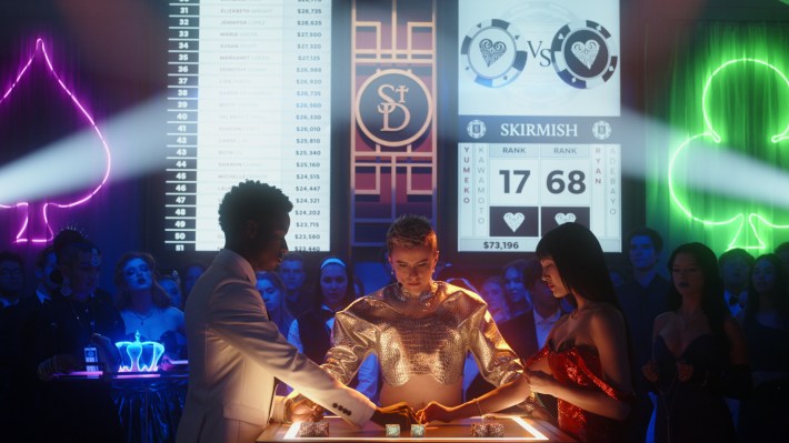 Ayo Solanke as Ryan, Ryan Sutherland as Suki and Miku Martineau as Yumeko in Bet