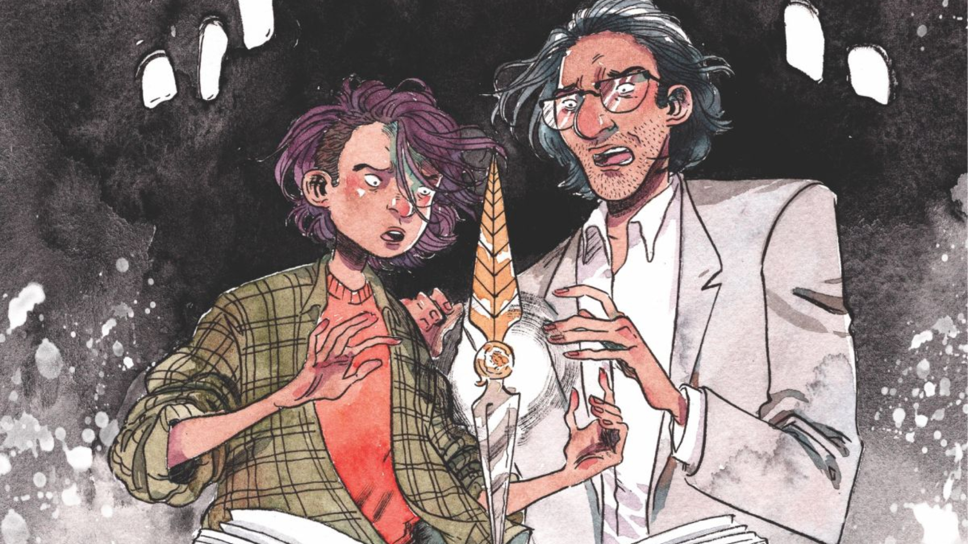 Hector and Al on the cover of The Author Immortal