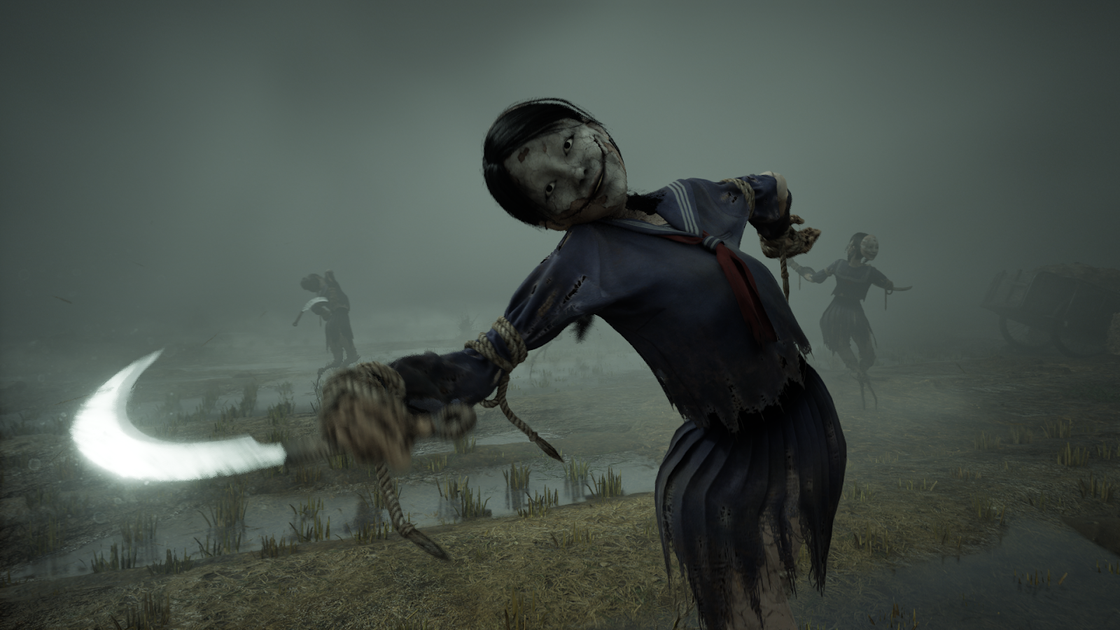 a scarecrow in Silent Hill f